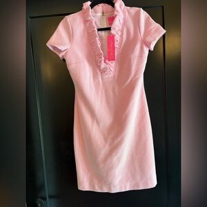 NWT Lilly Pulitzer Pink Short Sleeved Tisbury Dress
